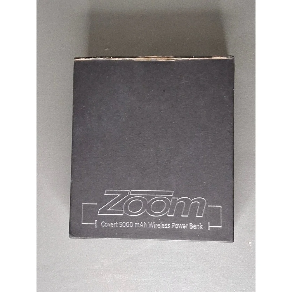 Absolut Vodka Zoom Covert 5000 mAh Wireless Power Bank Portable Charger White